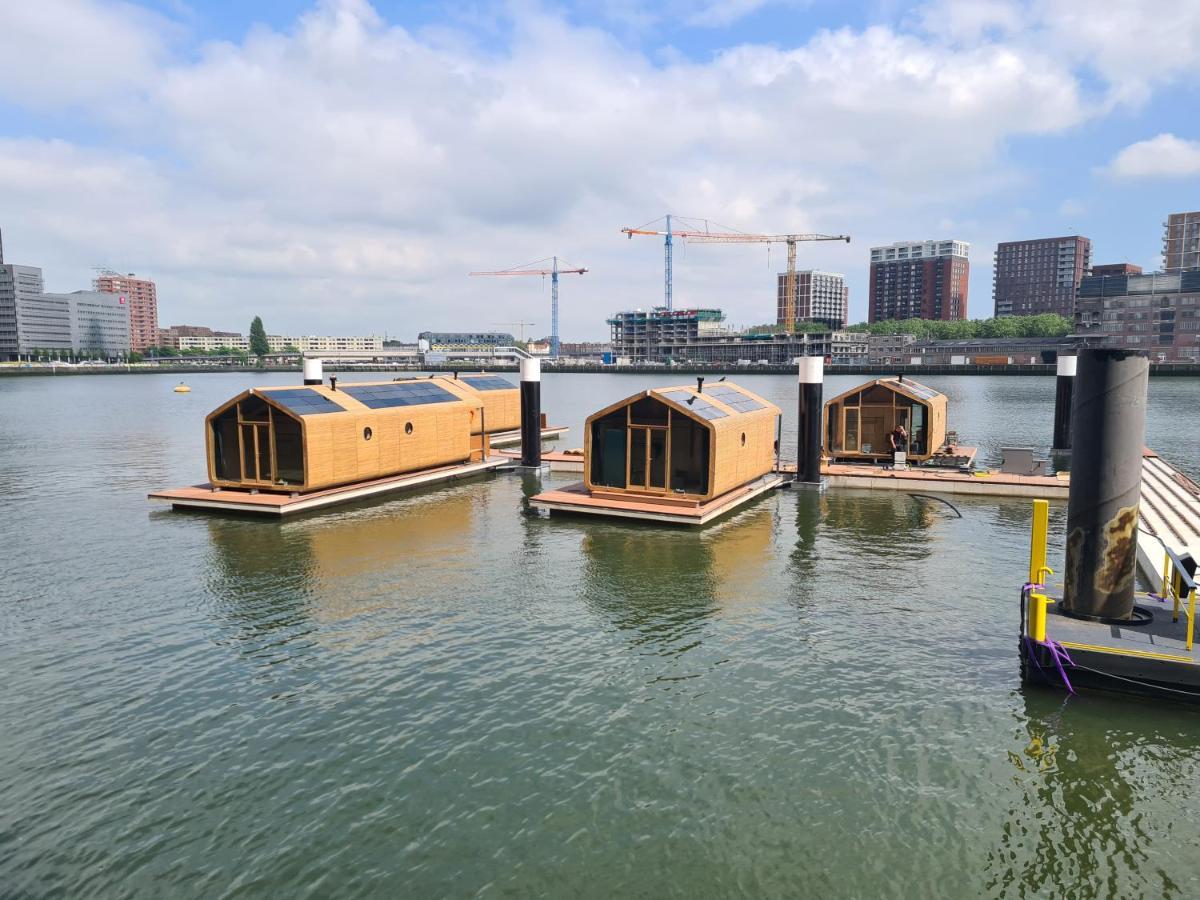 Vila Wikkelboat Nr1 At Floating Rotterdam Rijnhaven Exteriér fotografie